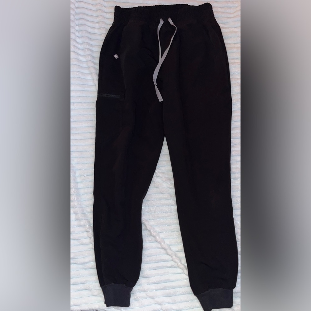 lightly used med black zamora high waisted LIMITED EDITION joggers